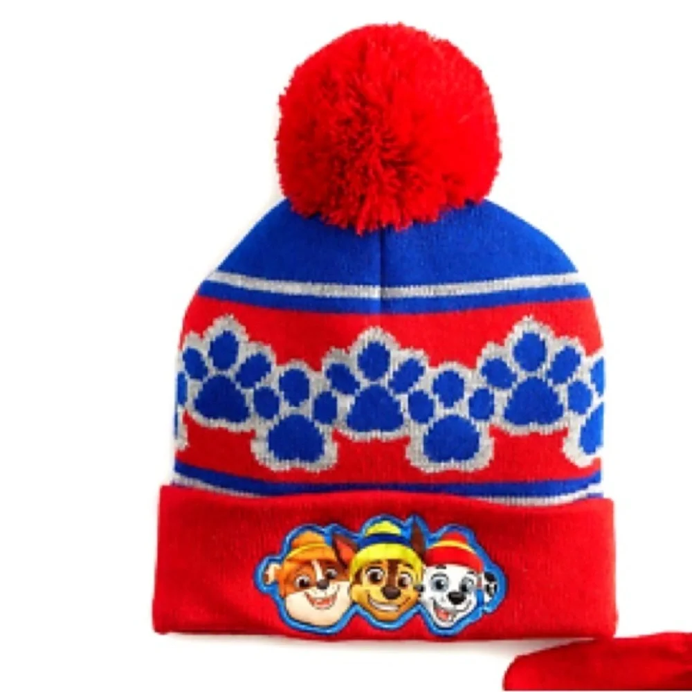 Nickelodeon paw patrol winter pom hat